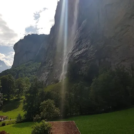 Lauterbrunnen Staubbach Amazing Waterfall View *